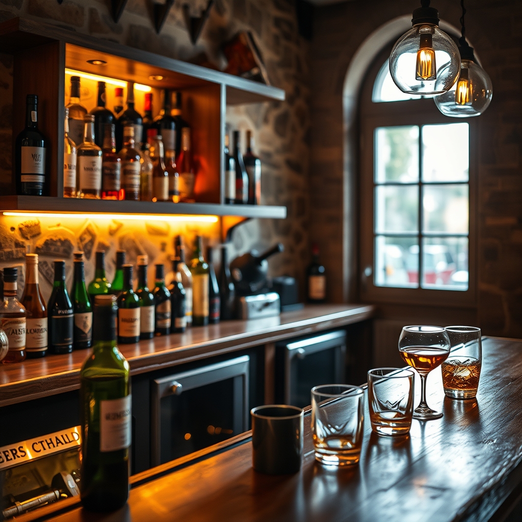 Créez une ambiance lumineuse et musicale — Comment personnaliser son bar à la maison